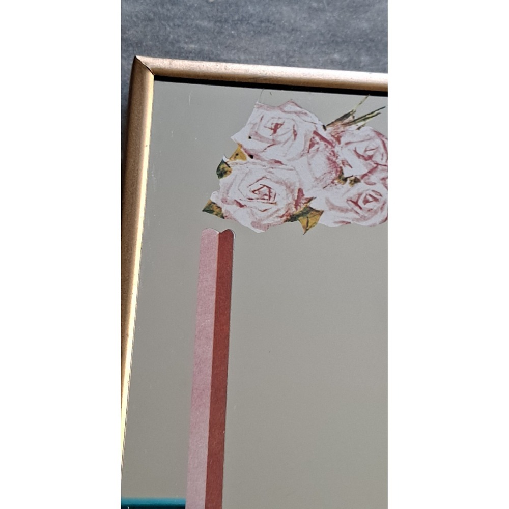 Vintage Josephine Currie 1970s Victorian Lady Mirror Wall Hanging MCM Art Deco - Picture 6 of 9